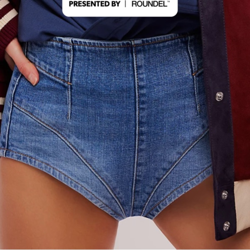 COPY - Free People Keep It Brief Micro Denim Shorts